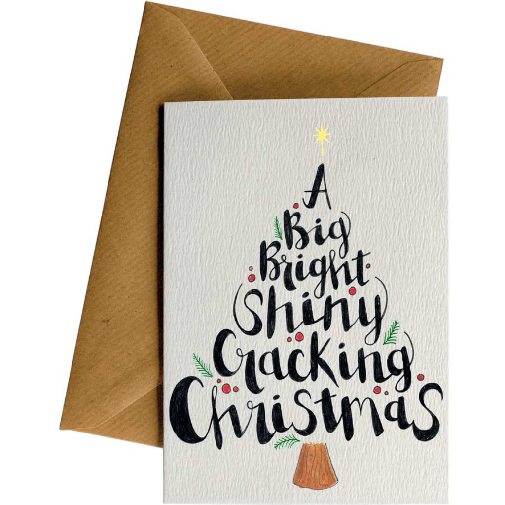 Little Difference Big Bright Christmas Tree Holiday Card - Naked Baby Eco Boutique