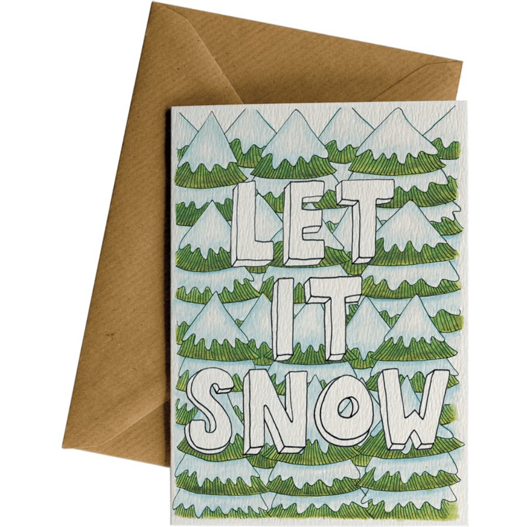 Little-Difference-Let-It-Snow-Trees-Holiday-Card-Naked-Baby-Eco-Boutique