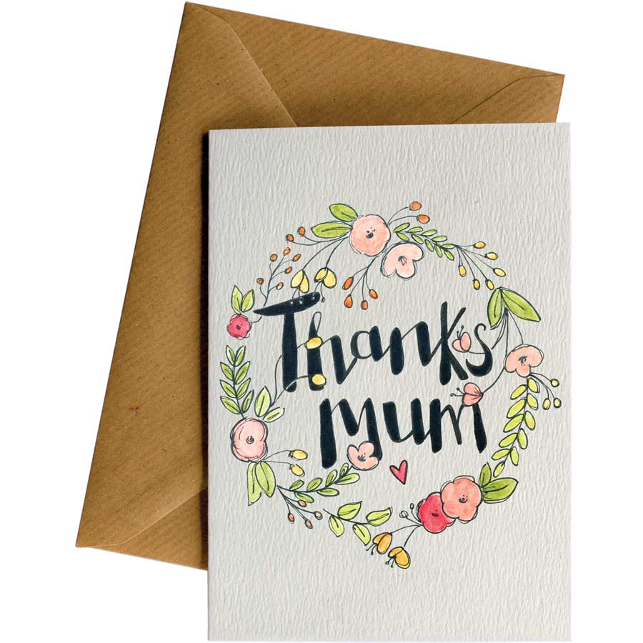 Little Difference Thanks Mum Greeting Card - Naked Baby Eco Boutique