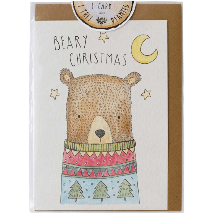Little Difference Beary Christmas Holiday Card - Naked Baby Eco Boutique