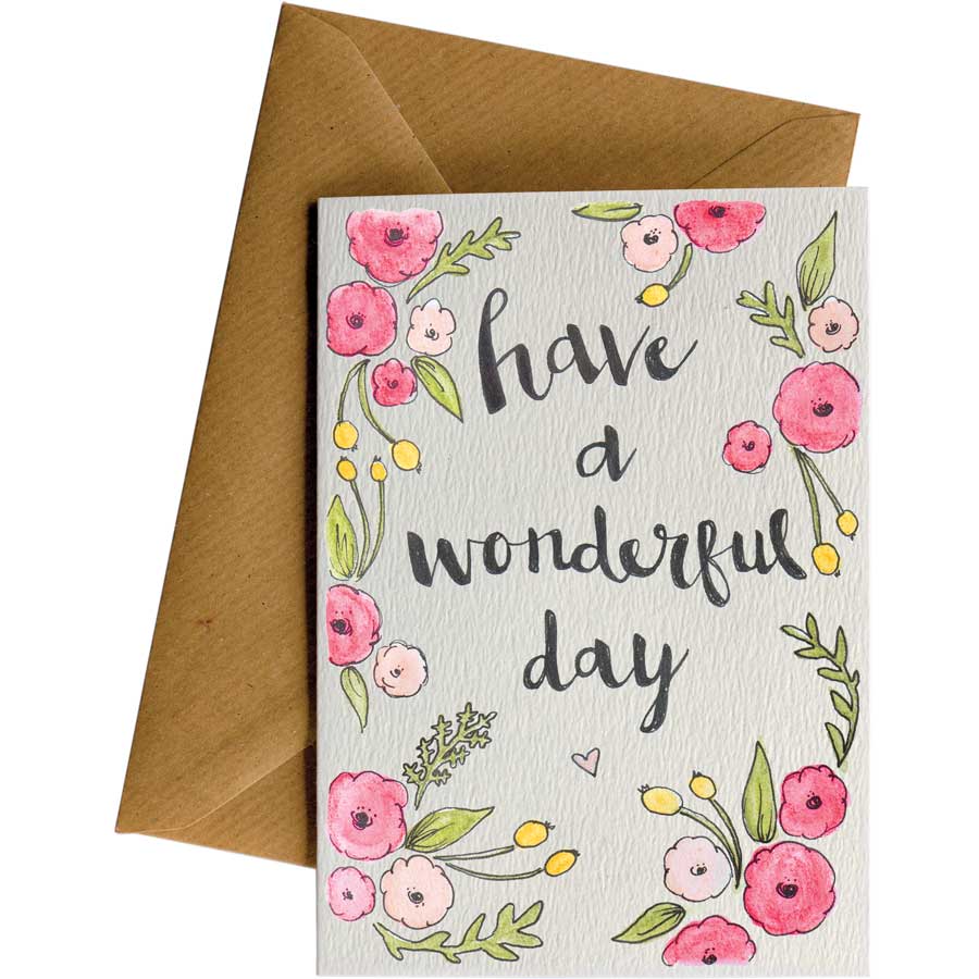 Little Difference Wonderful Day Card - Naked Baby Eco Boutique