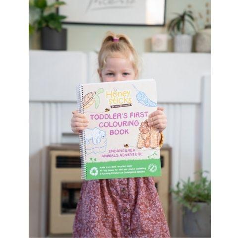 Honeysticks Toddler's First Colouring Book (Multiple Variants) - Naked Baby Eco Boutique