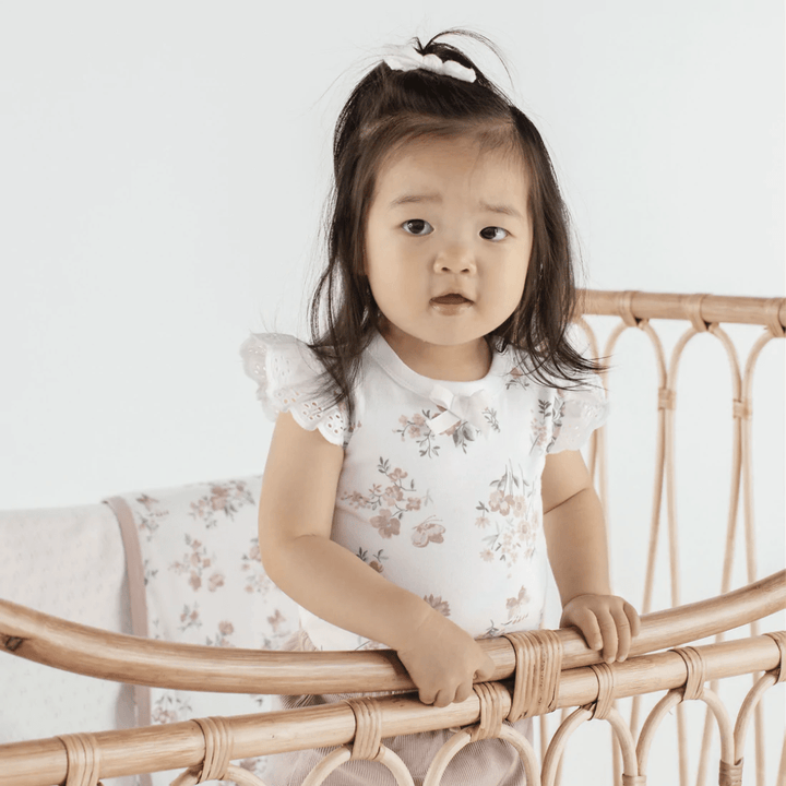 Little-Girl-Wearing-Aster-And-Oak-Organic-Cotton-Primrose-Lace-Onesie-Naked-Baby-Eco-Boutique