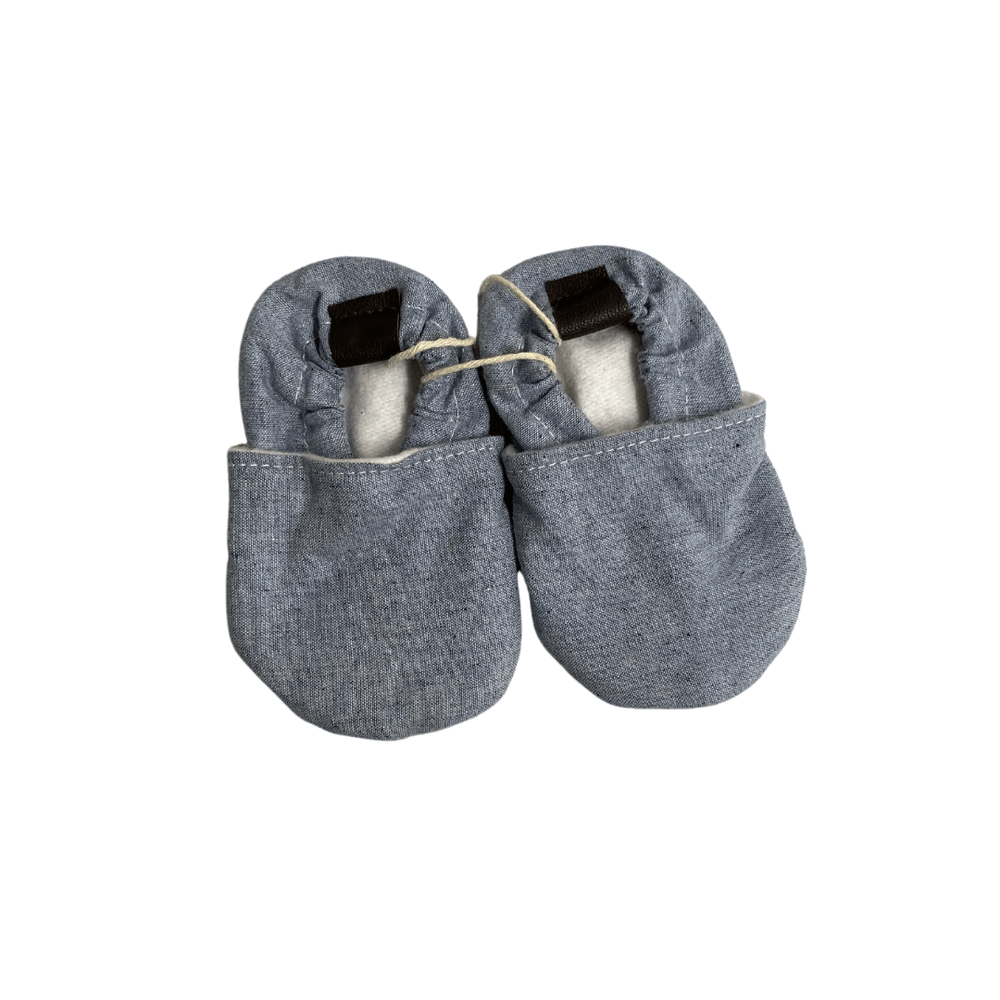 Lola-And-Me-Linen-Slip-On-Shoes-Mist-Chambray-Naked-Baby-Eco-Boutique