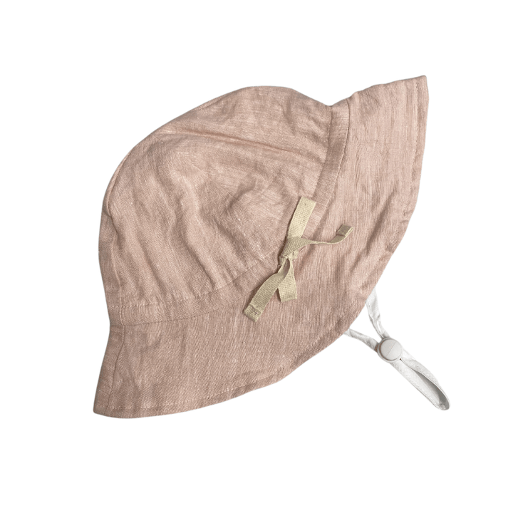 Lola-And-Me-Linen-Sunhat-Pink-Salt-Naked-Baby-Eco-Boutique