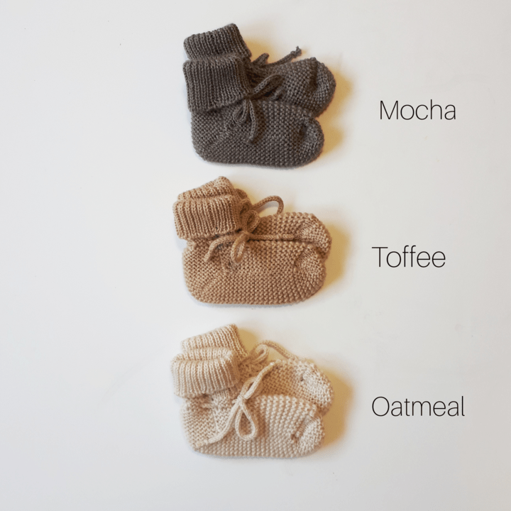 Lola-and-Me-Merino-Knit-Booties-Colour-Samples