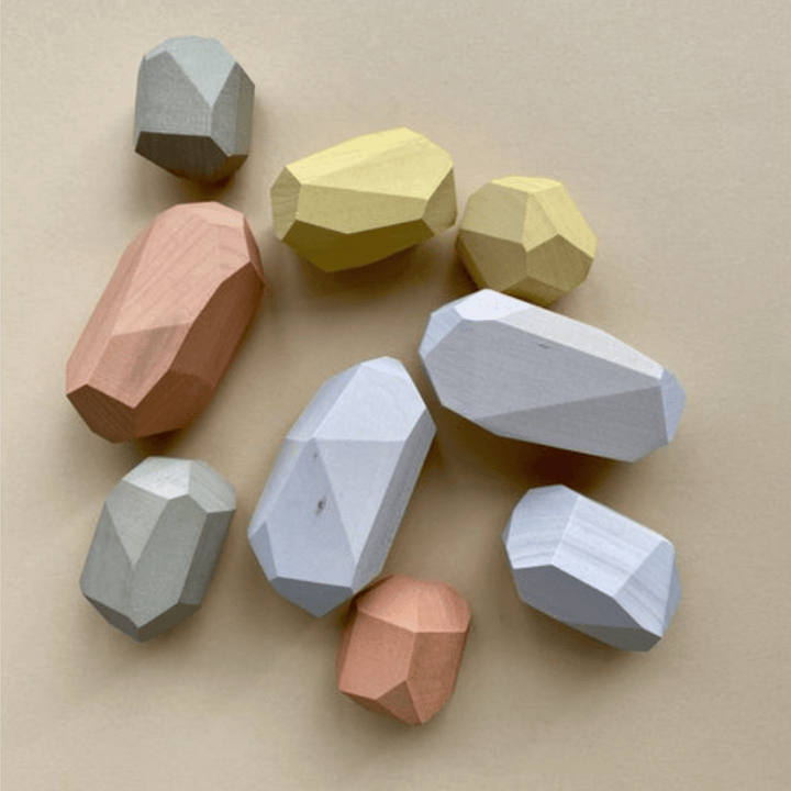 Pastel MinMin Copenhagen Balancing Stones (Multiple Variants) - Naked Baby Eco Boutique