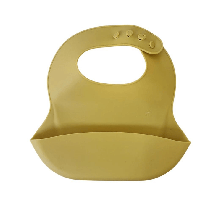 Mustard Munch Silicone Baby Bib (Multiple Variants) - Naked Baby Eco Boutique