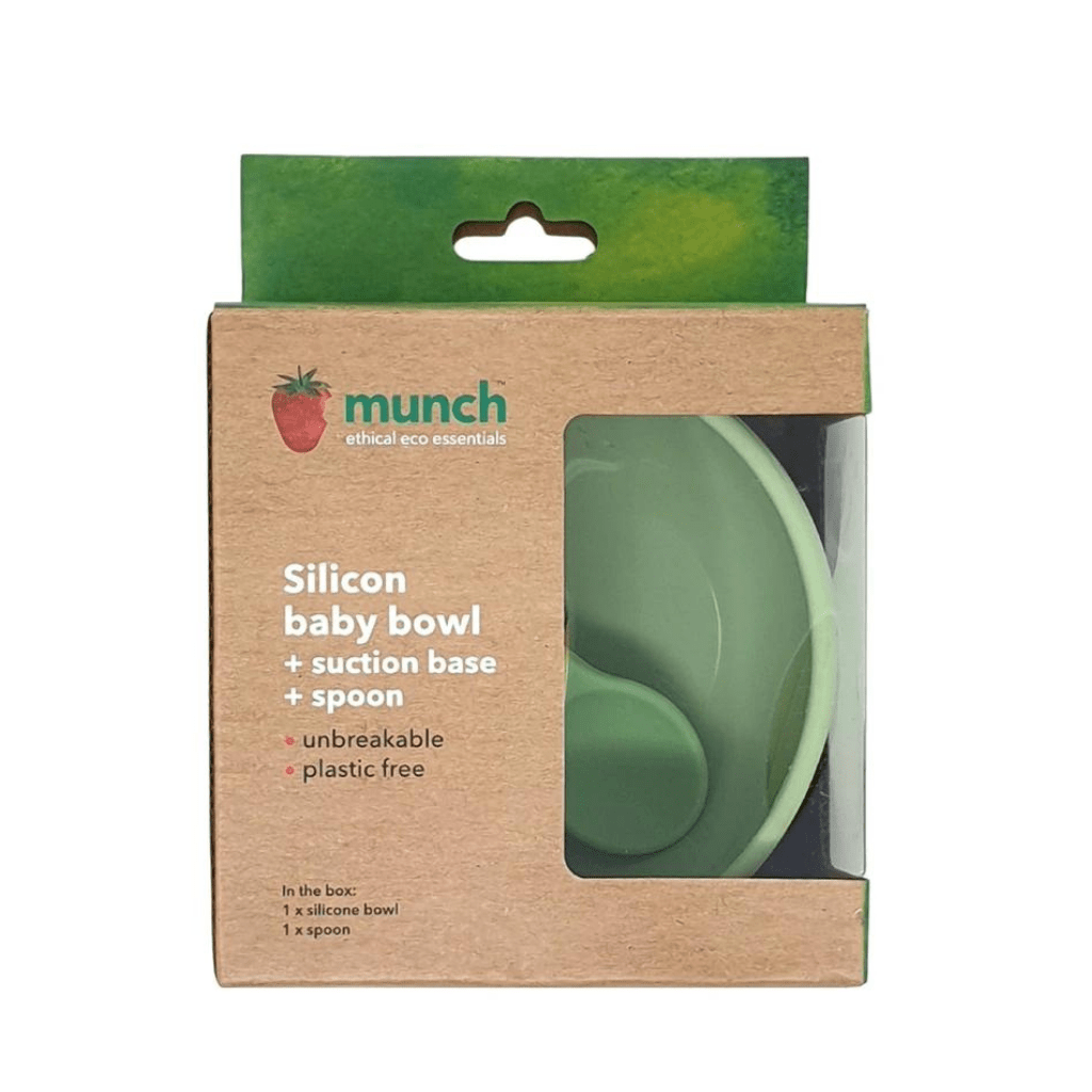 Munch-Silicone-Baby-Bowl-Green-In-Packaging-Naked-Baby-Eco-Boutique