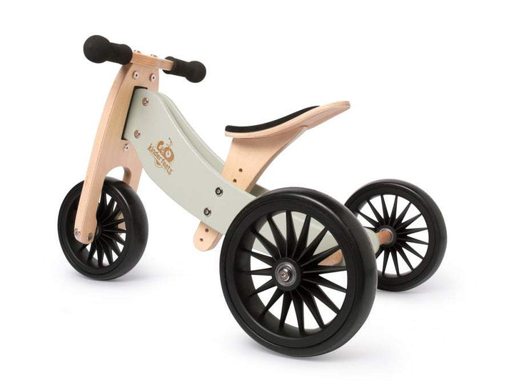 Silver Sage Kinderfeets Tiny Tot PLUS Tricycle + Balance Bike (Multiple Variants) - Naked Baby Eco Boutique