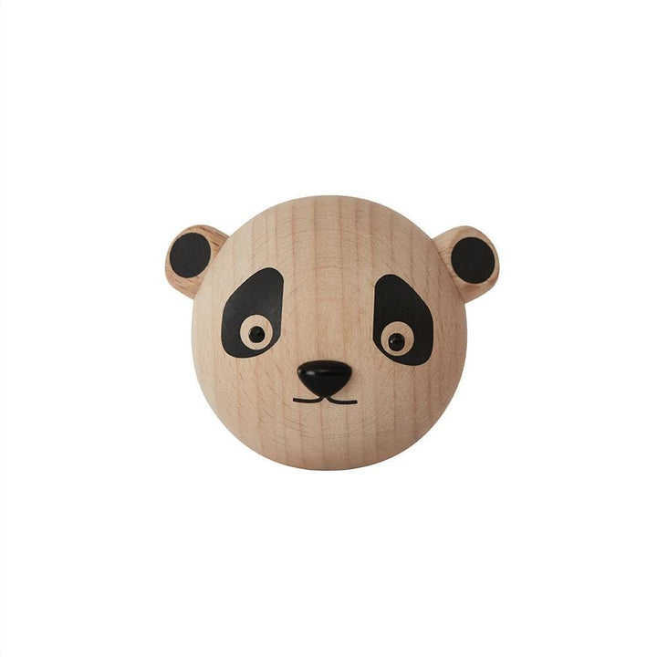Panda OYOY Mini Wooden Animal Hooks (Multiple Variants) - Naked Baby Eco Boutique