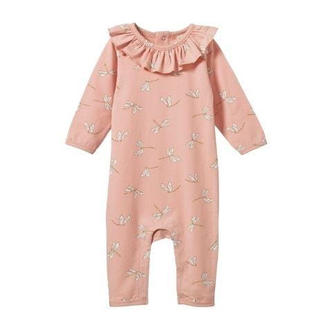 Nature Baby Organic Cotton Ruffle Florence Suit (Multiple Variants) - Naked Baby Eco Boutique