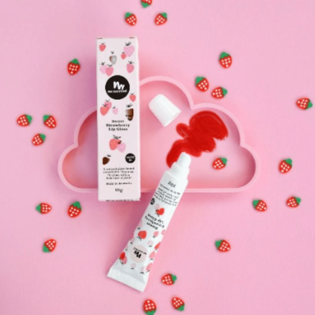 No Nasties All-Natural Strawberry Lip Gloss - Naked Baby Eco Boutique
