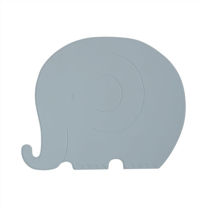 Pale Blue OYOY Mini Elephant Silicone Placemat (Multiple Variants) - Naked Baby Eco Boutique