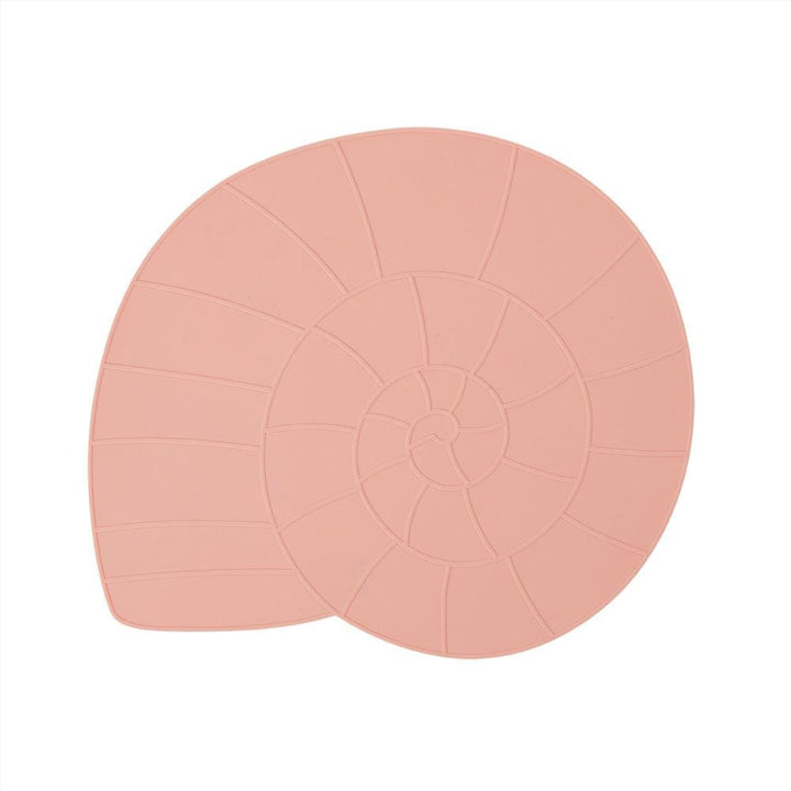Coral OYOY Mini Nautilus Silicone Placemat (Multiple Variants) - Naked Baby Eco Boutique