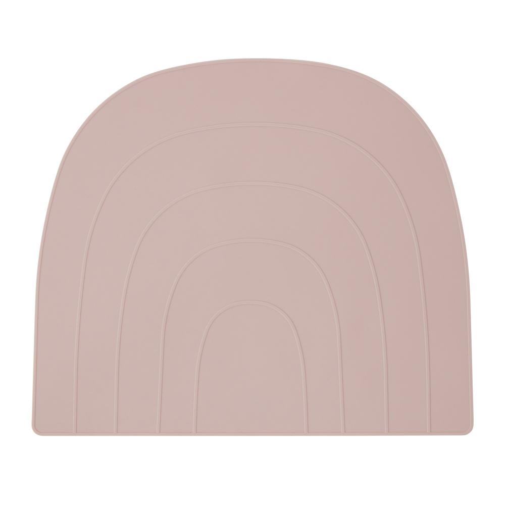 Rose OYOY Mini Rainbow Silicone Placemat - Naked Baby Eco Boutique