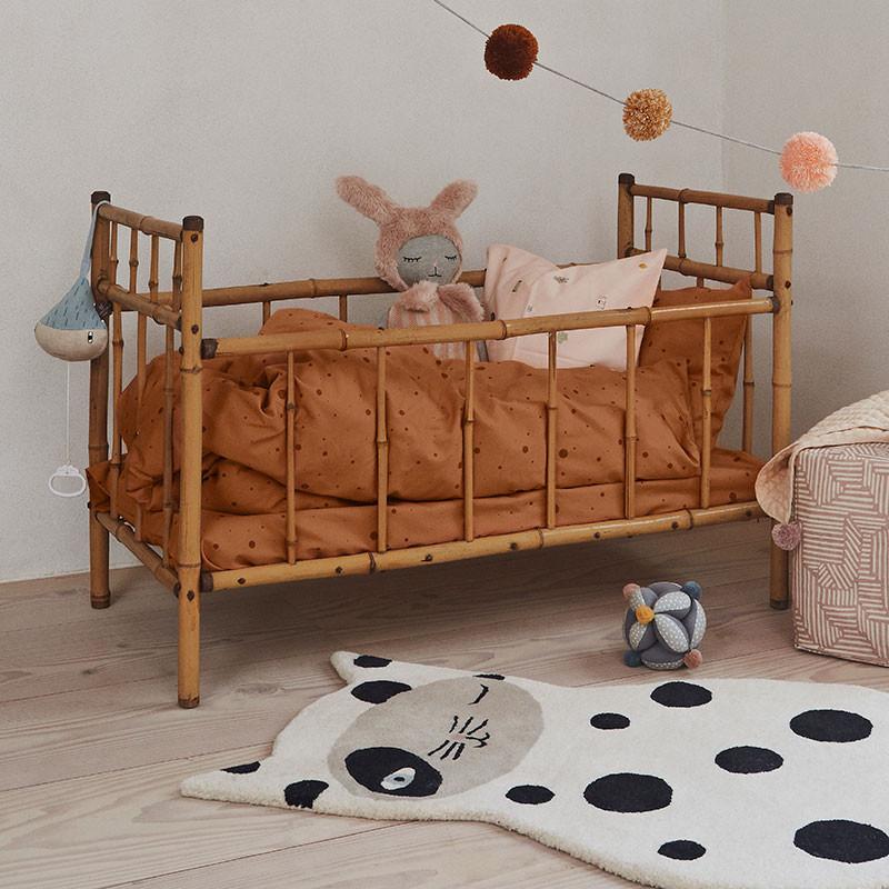 OYOY Mini Organic Cotton Dot Baby Bedding (Multiple Variants) - Naked Baby Eco Boutique