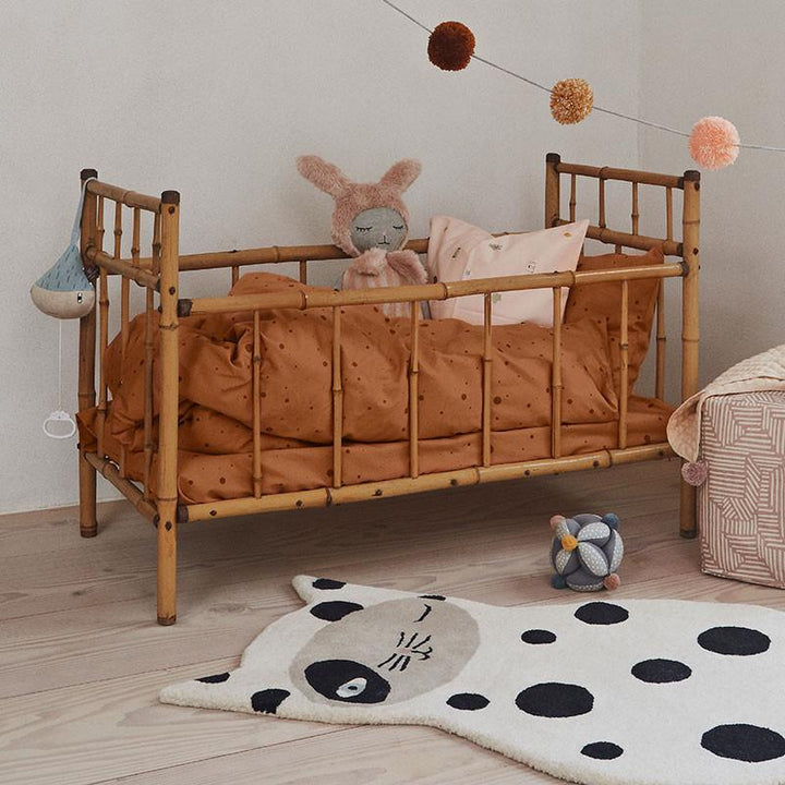 OYOY Mini Organic Cotton Dot Baby Bedding (Multiple Variants) - Naked Baby Eco Boutique