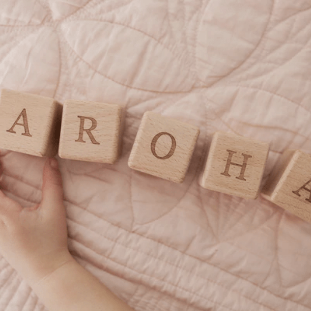 Over-The-Dandelions-Aroha-Wooden-Block-Set-Spelling-Out-Aroha-Naked-Baby-Eco-Boutique