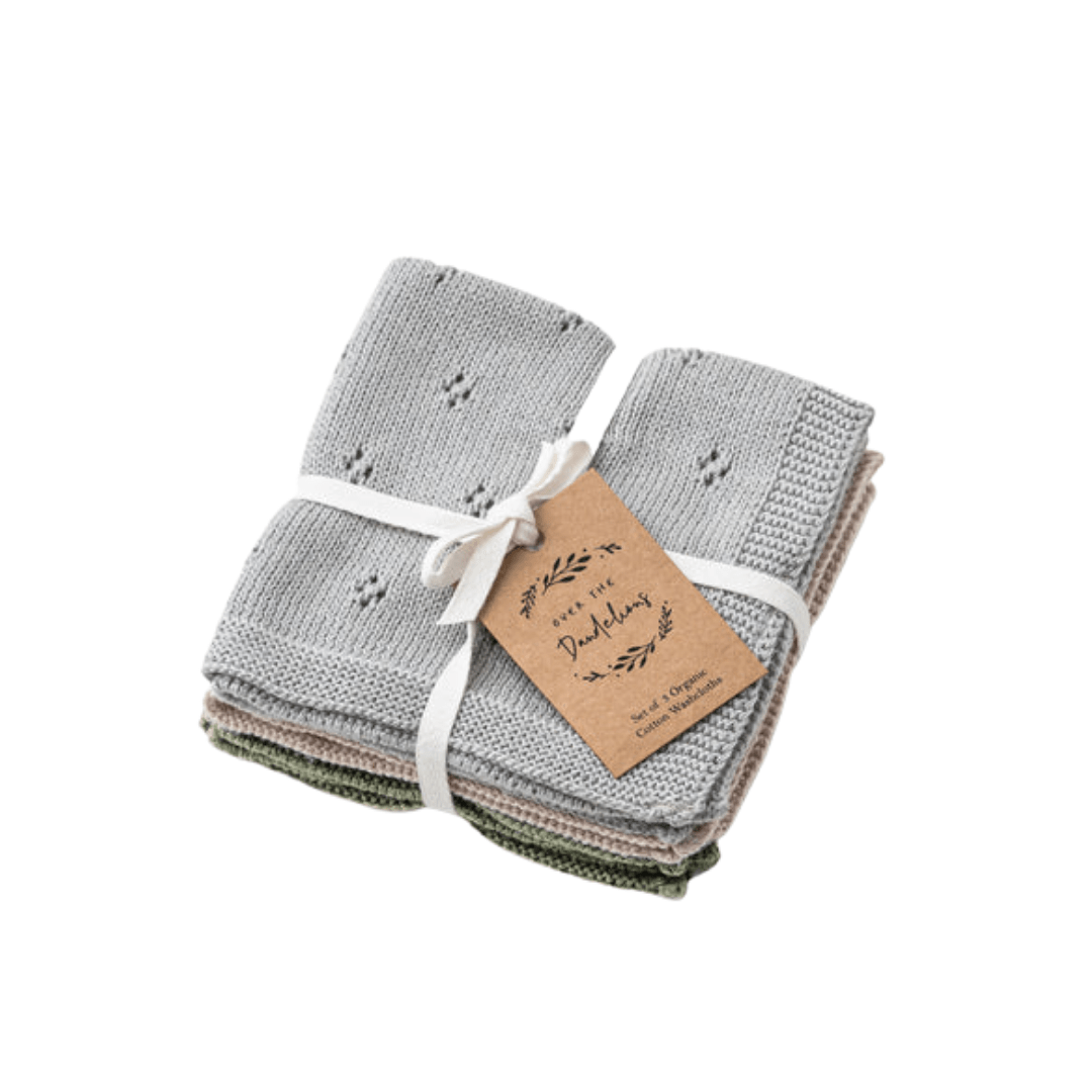 Over-The-Dandelions-Knitted-Organic-Cotton-Washcloths-Set-Of-3-Sea-Naked-Baby-Eco-Boutique