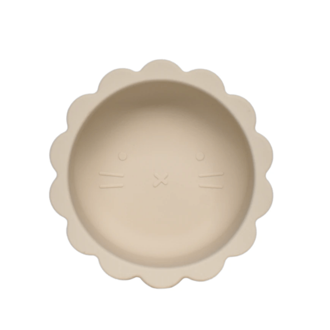 Sand Petite Eats Silicone Lion Bowl (Multiple Variants) - Naked Baby Eco Boutique