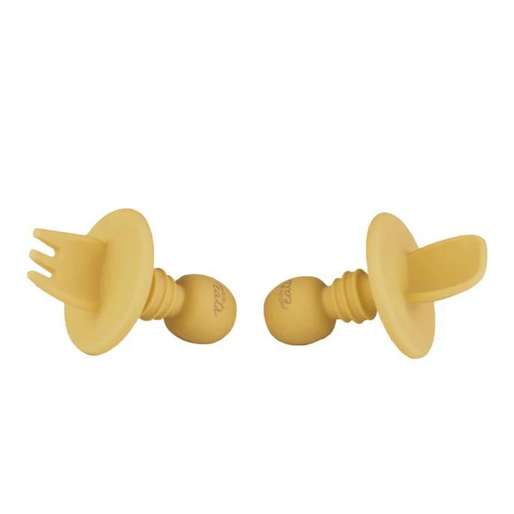 Petite-Eats-Silicone-Baby-Cutlery-All-Mustard-Naked-Baby-Eco-Boutique