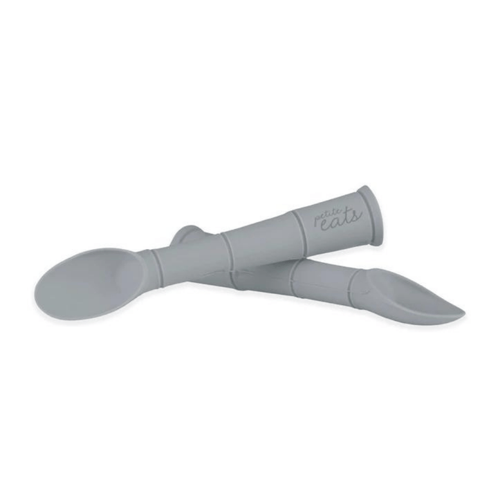 Petite-Eats-Silicone-Baby-Spoons-Pewter-Naked-Baby-Eco-Boutique