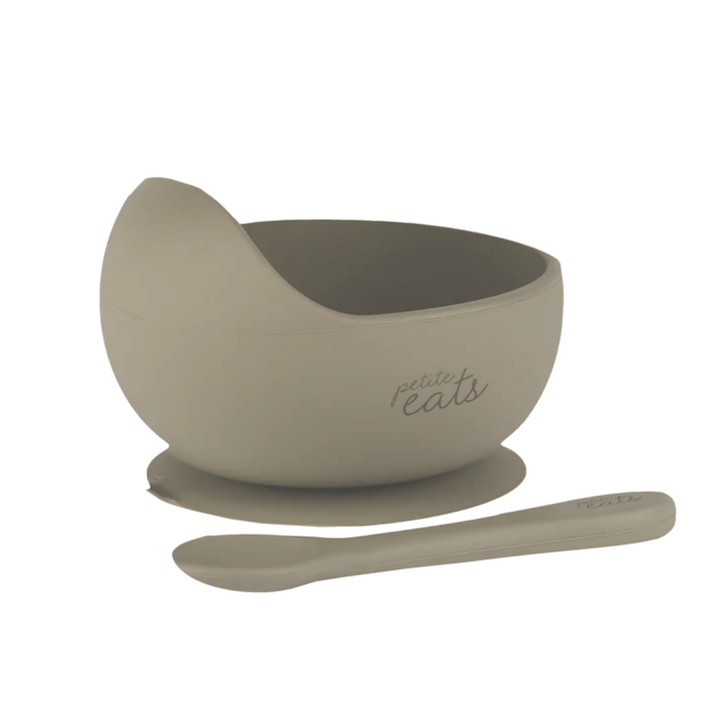Petite-Eats-Silicone-Baby-Suction-Bowl-And-Spoon-Sage-Naked-Baby-Eco-Boutique