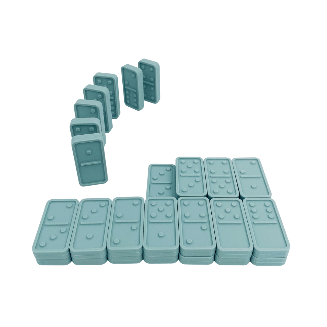 Ocean Petite Eats Silicone Dominoes Set (Multiple Variants) - Naked Baby Eco Boutique