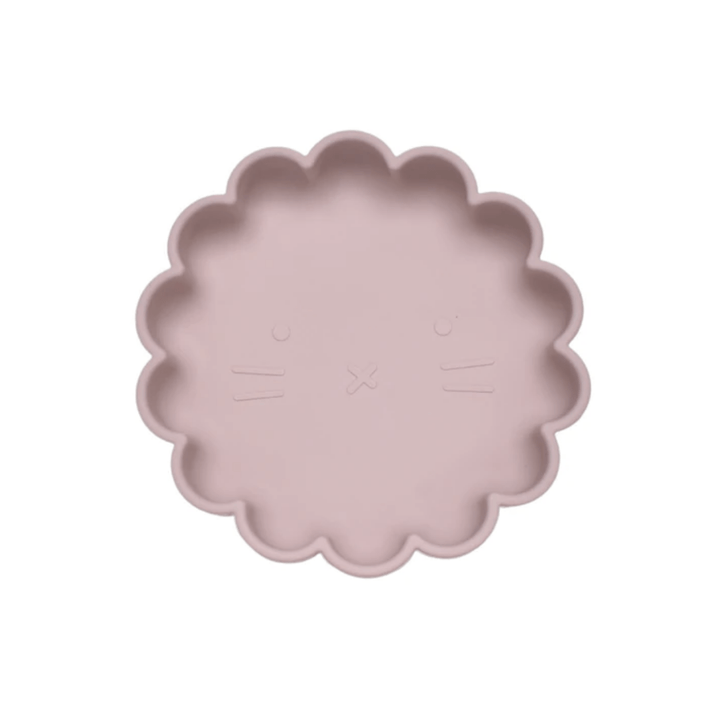 Petite-Eats-Silicone-Lion-Plate-Dusty-Lilac-Naked-Baby-Eco-Boutique