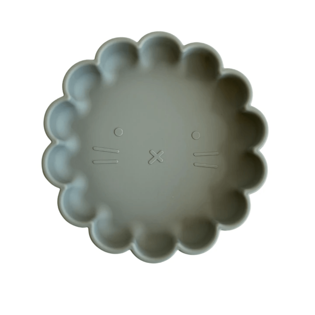 Petite-Eats-Silicone-Lion-Plate-Sage-Naked-Baby-Eco-Boutique
