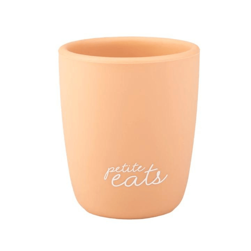Petite-Eats-Silicone-Mini-Baby-Cup-Apricot-Naked-Baby-Eco-Boutique