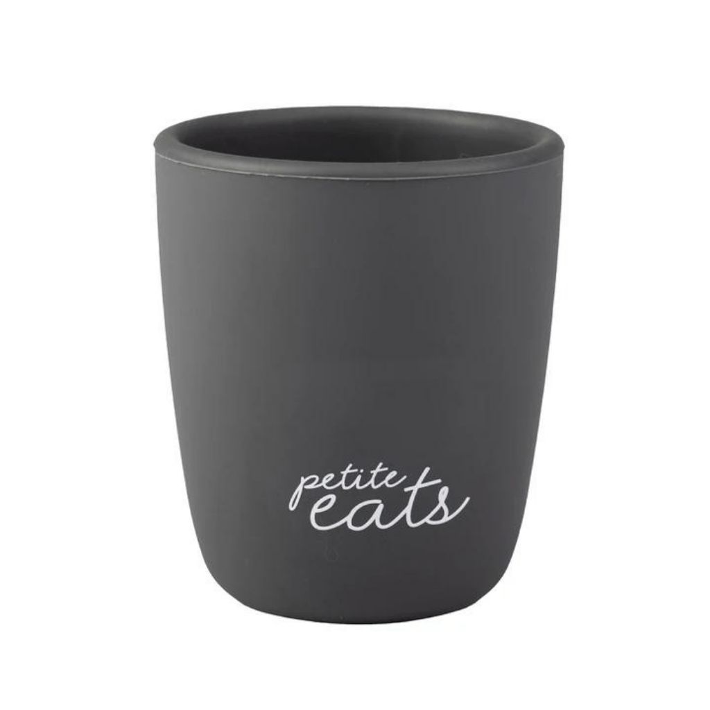 Petite-Eats-Silicone-Mini-Baby-Cup-Charcoal-Naked-Baby-Eco-Boutique