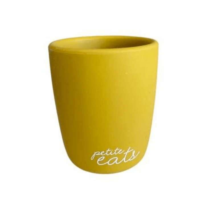Petite-Eats-Silicone-Mini-Baby-Cup-Mustard-Naked-Baby-Eco-Boutique