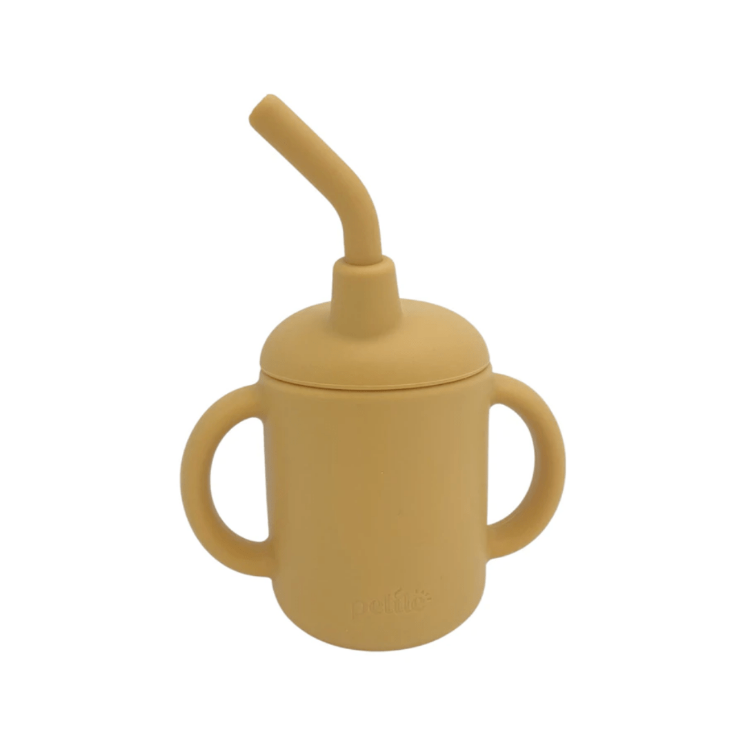 Petite-Eats-Silicone-Mushroom-Cup-Mustard-Naked-Baby-Eco-Boutique