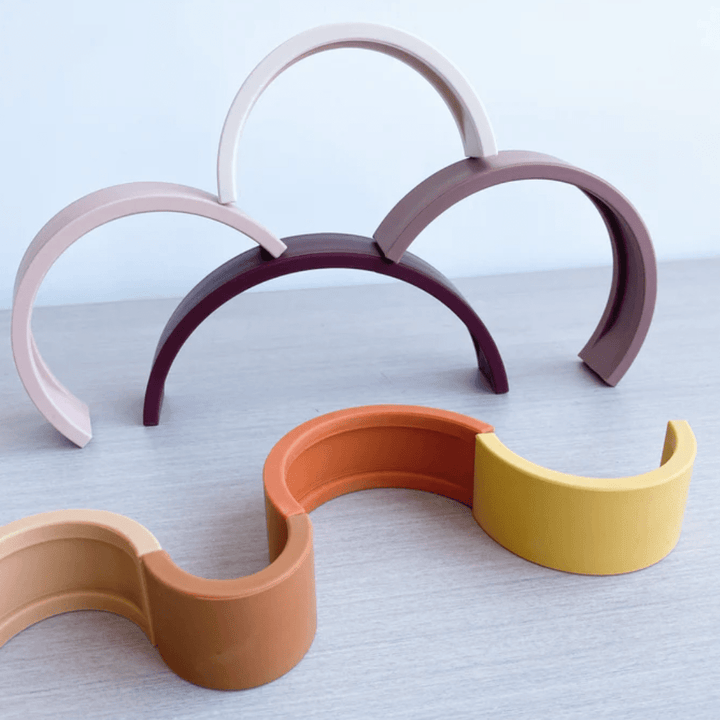 Petite-Eats-Silicone-Rainbow-Stacker-Making-Shapes-Naked-Baby-Eco-Boutique