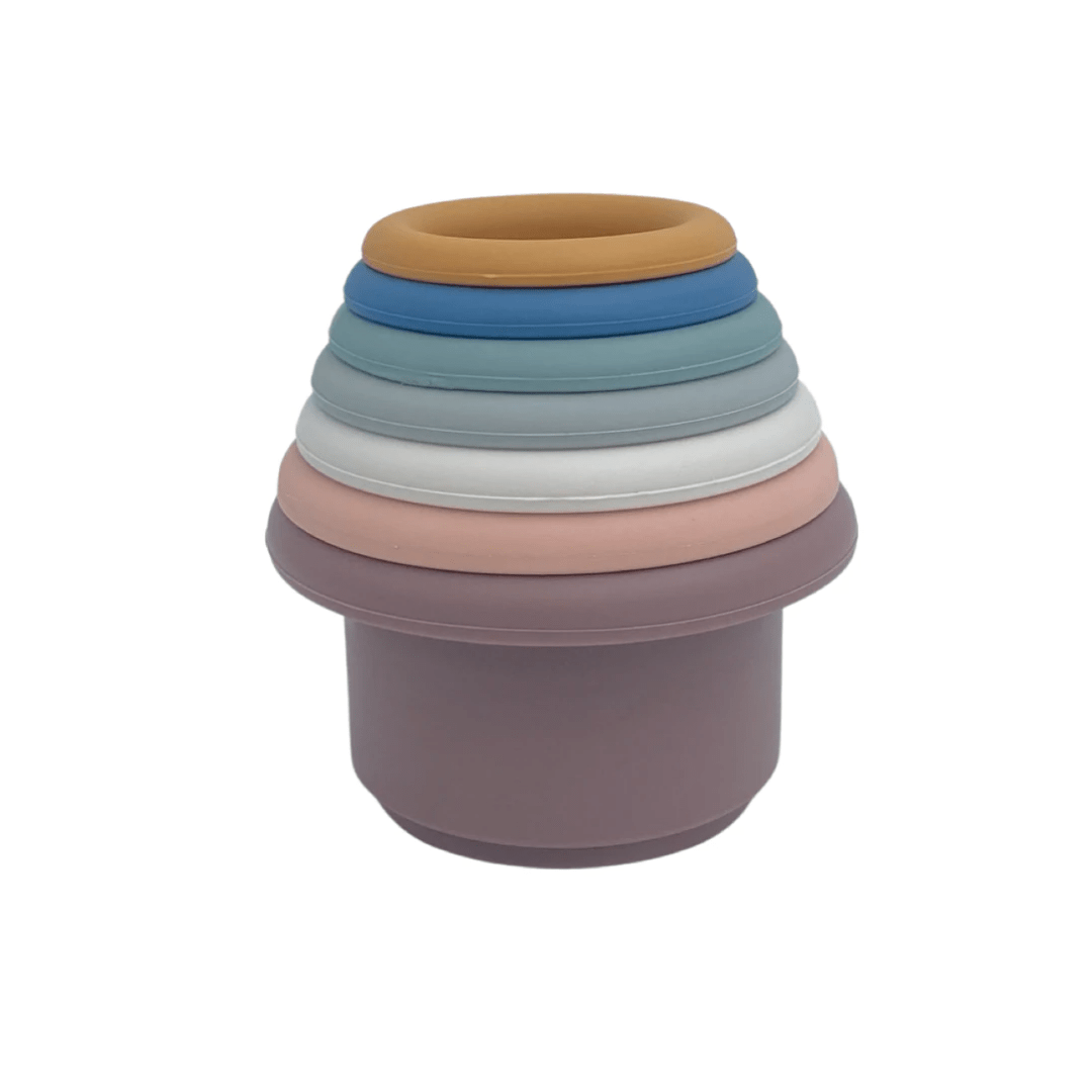 Petite-Eats-Silicone-Stacking-Cups-Round-Spring-Naked-Baby-Eco-Boutique