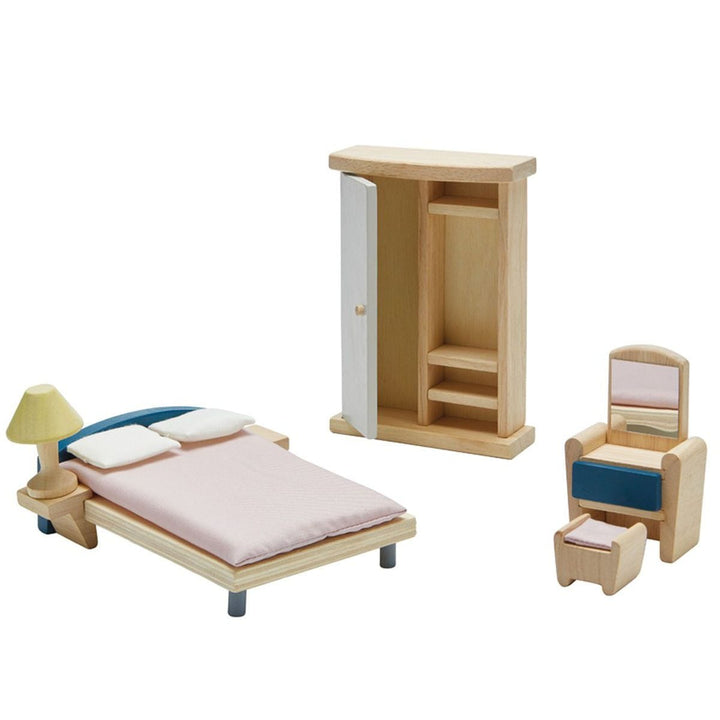 Orchard Plan Toys Dollhouse Bedroom Furniture (Multiple Variants) - Naked Baby Eco Boutique