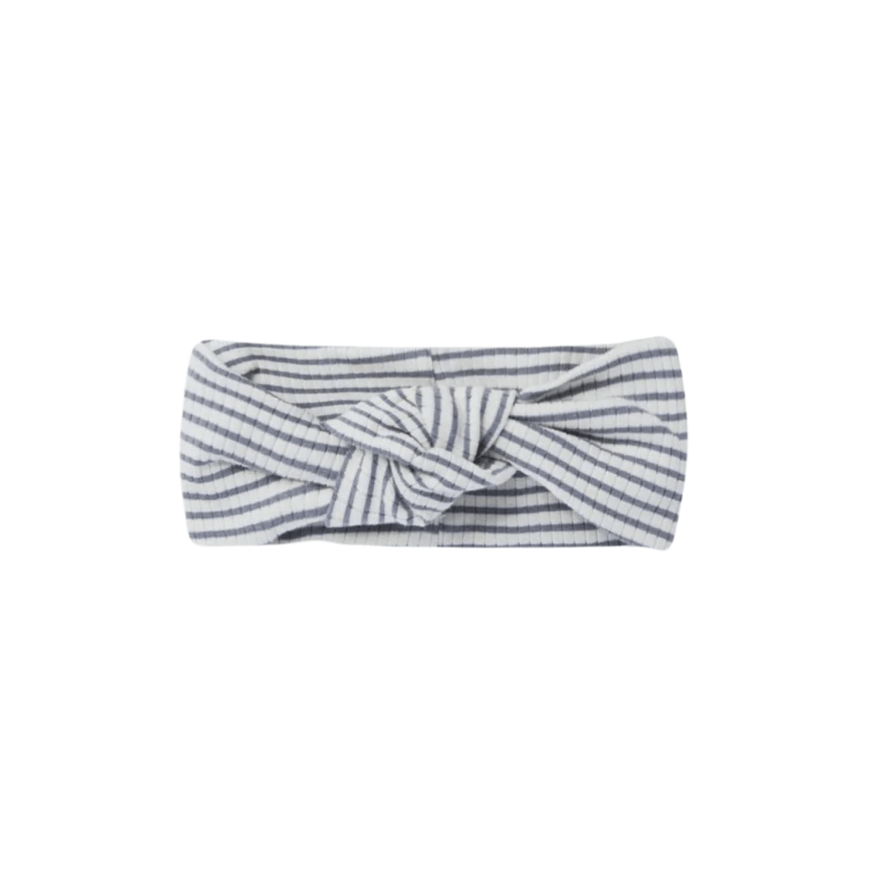 Quincy-Mae-Organic-Cotton-Knotted-Headband-Ribbed-Indigo-Stripe-Naked-Baby-Eco-Boutique