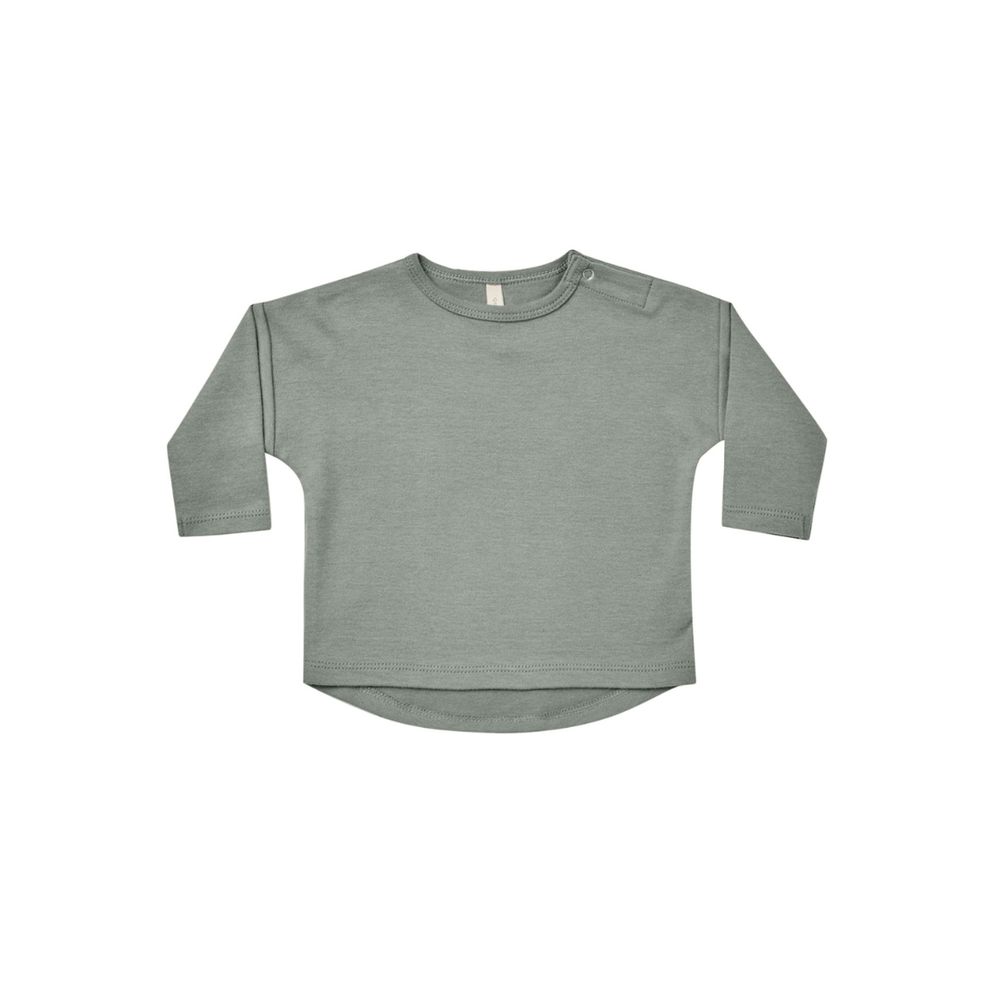 Quincy-Mae-Organic-Cotton-Long-Sleeve-Tee-Sea-Green-Naked-Baby-Eco-Boutique