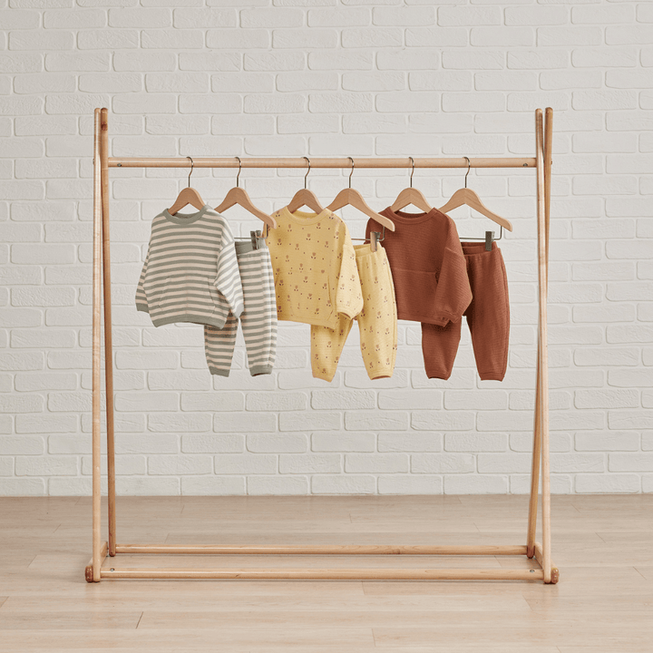 Quincy Mae Organic Waffle Top and Pants Set (Multiple Variants) - Naked Baby Eco Boutique