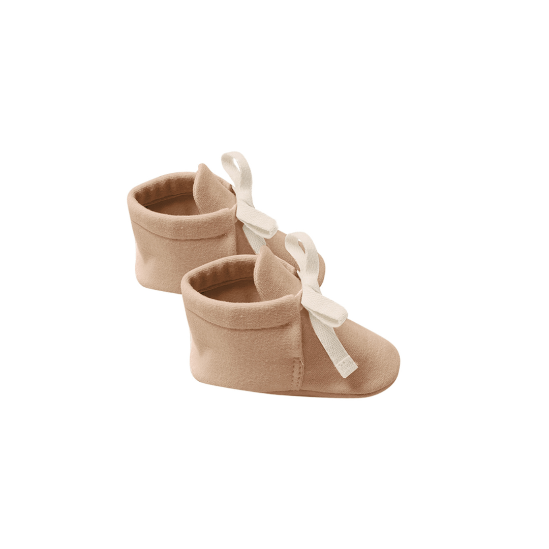 Quincy-Mae-Organic-cotton-Baby-Booties-Apricot-Naked-Baby-Eco-Boutique