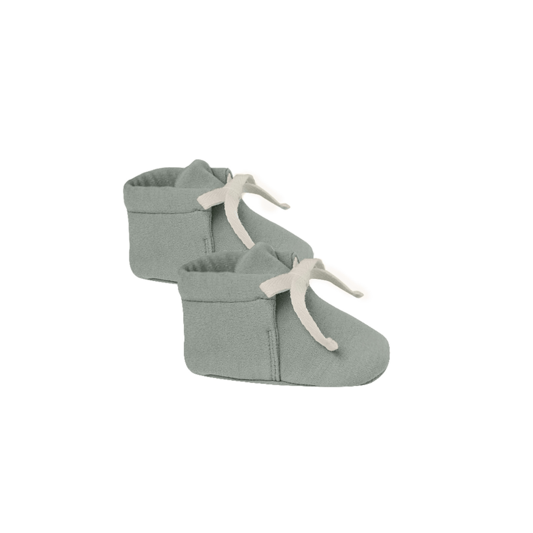 Quincy-Mae-Organic-cotton-Baby-Booties-Sea-Green-Naked-Baby-Eco-Boutique