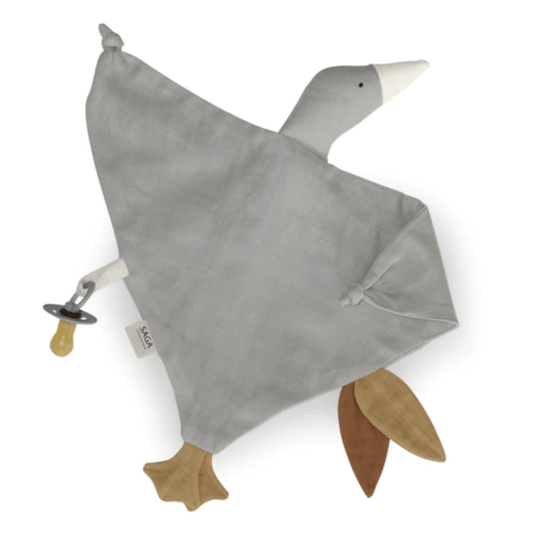 Silver Grey Saga Copenhagen Organic Cotton Cuddle Comforter (Multiple Variants) - Naked Baby Eco Boutique