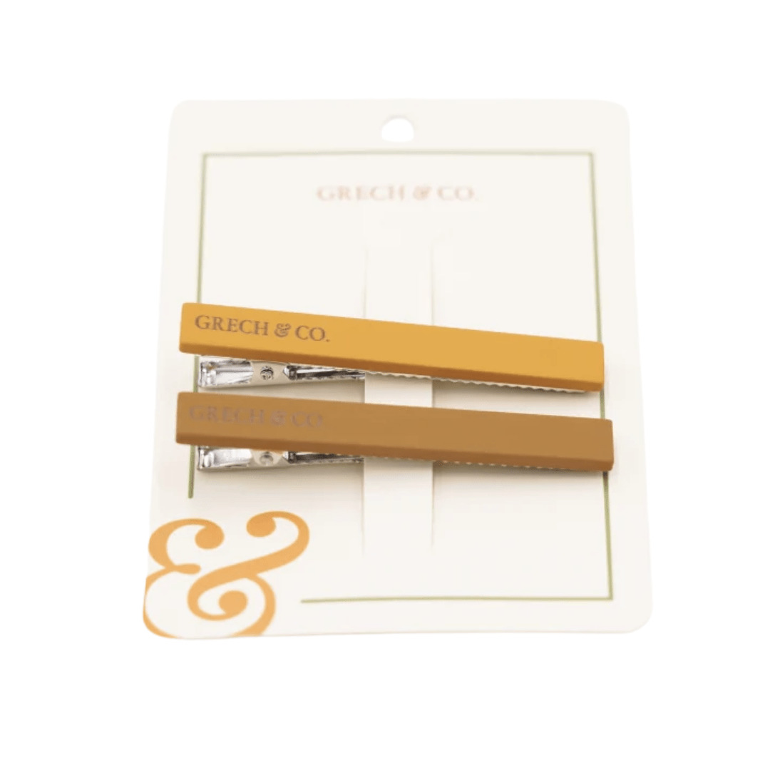Side-Of-Grech-And-Co-Two-Toned-Grip-Hair-Clips-Two-Pack-Wheat-Naked-Baby-Eco-Boutique