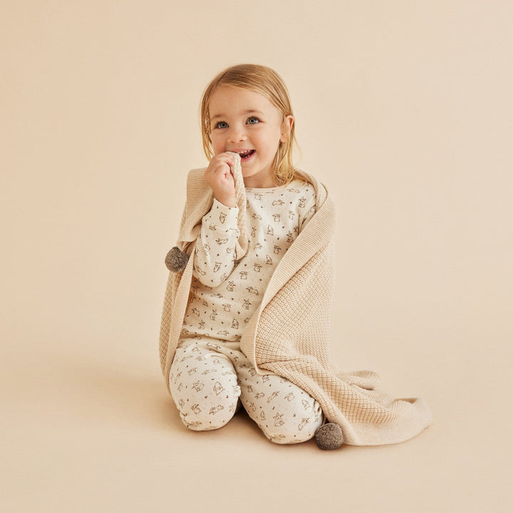 Wilson & Frenchy Organic Pointelle Long Sleeve Pyjamas - Naked Baby Eco Boutique