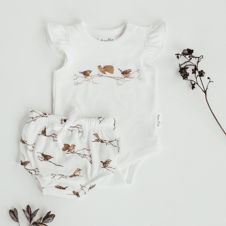 Aster & Oak Organic Bird Bloomers - Naked Baby Eco Boutique