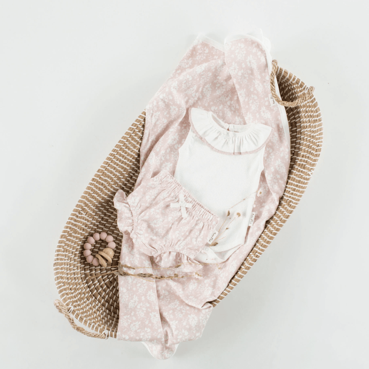     Styled-Flatlay-with-Aster-and-Oak-Organic-Ruffle-Bloomers-Naked-Baby-Eco-Boutique