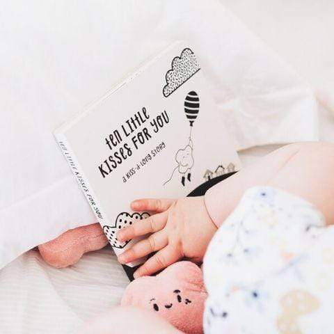 The Kiss Co. "Ten Little Kisses For You" Board Book - Naked Baby Eco Boutique