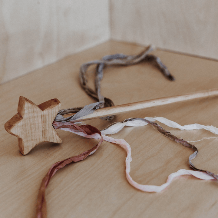 Star / Light / Fleur The Woodlands Wooden Magic Wands (Multiple Variants) - Naked Baby Eco Boutique